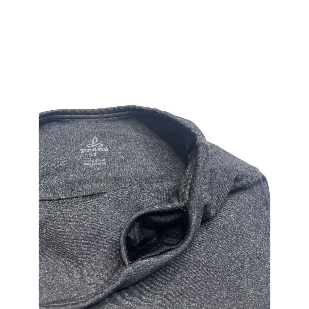 Prana Charcoal Grey High Waist Crop Athletic Leggings Pants‎ Women's Size S - Picture 3 of 8